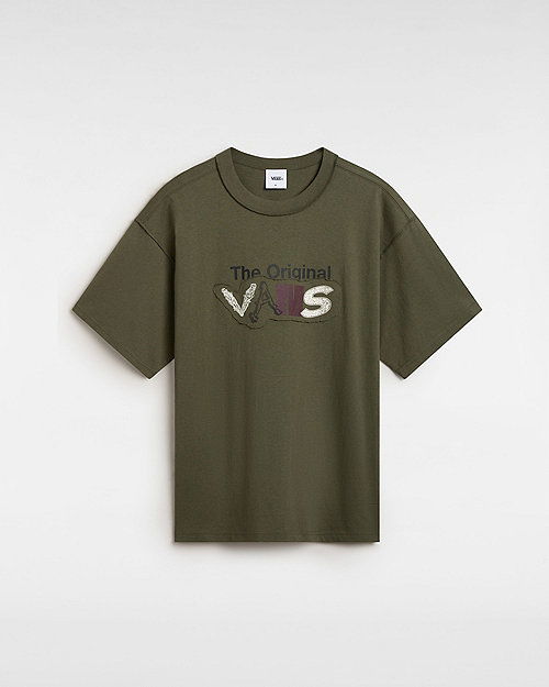 Тениска Vans Premium Clash Short Sleeve T-shirt (grape Leaf) Men Green, Size L Зелено | VN000HQ7KCZ