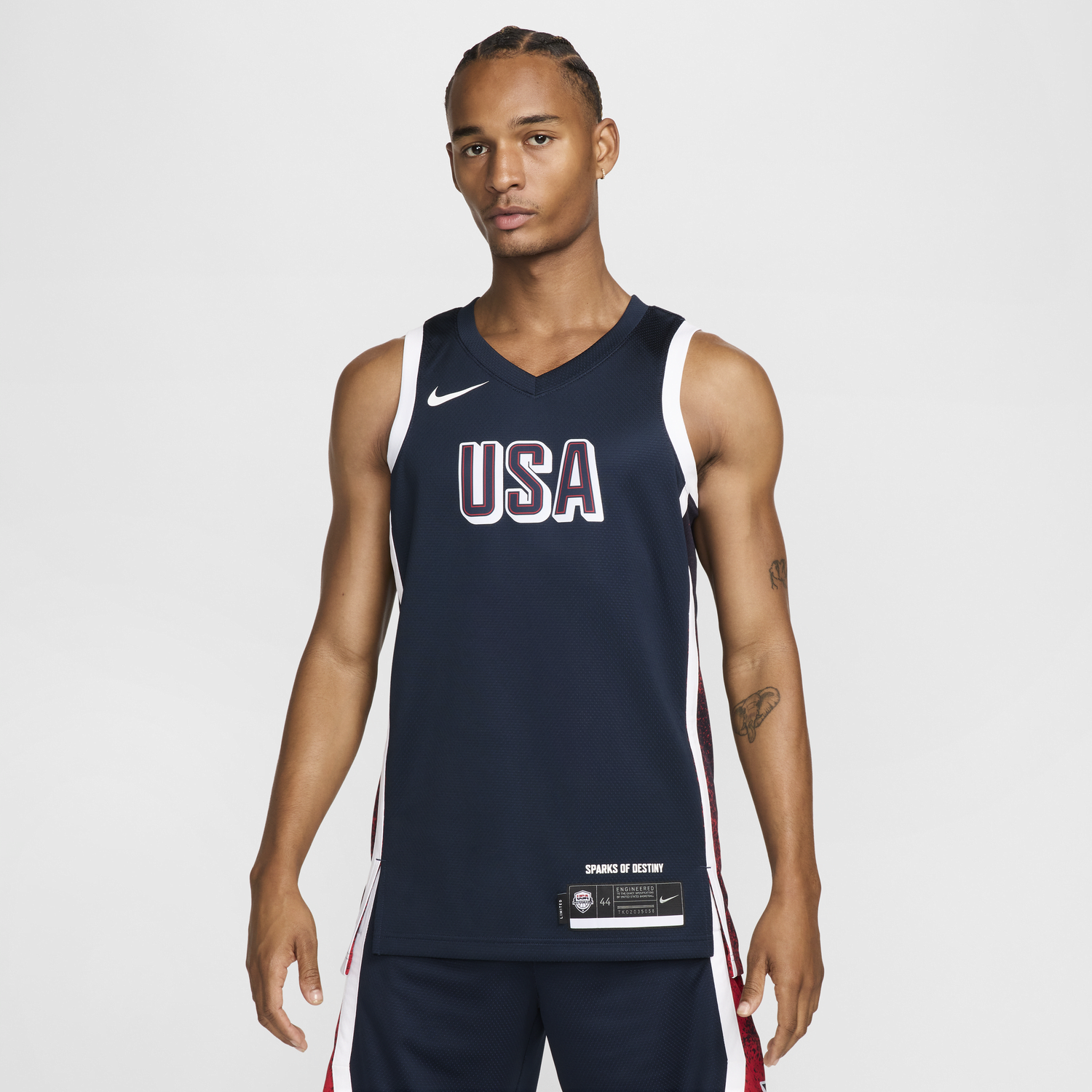 Фланелка Nike USAB Limited Road Тъмно синьо | FV5520-451, 0