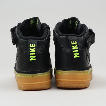 Кецове и обувки Nike Air Force 1 Mid LV8 ''Black Gum Volt'' GS Черно | 820342-004, 3