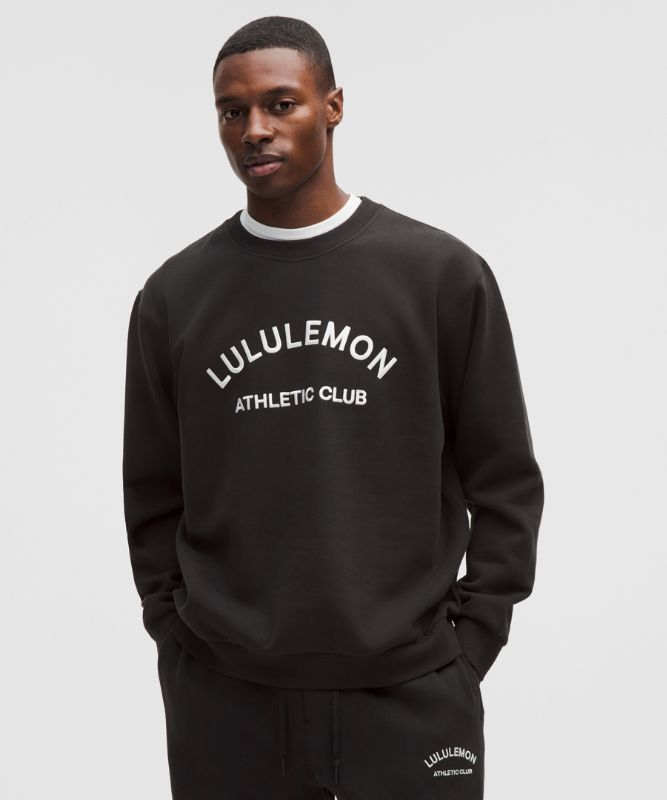 Суитчър lululemon Crewneck Sweatshirt Steady State Athletic Club Черно | prod20004887, 0
