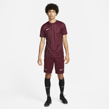 Фланелка Nike Dri-FIT F.C. Libero Print Short-Sleeve Football Top Червено | DQ5055-638, 2