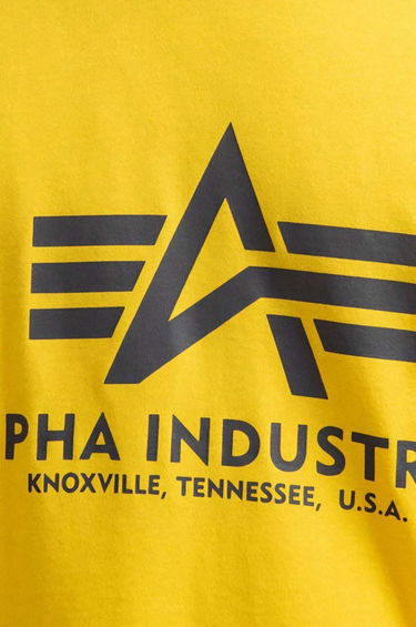 Тениска Alpha Industries Alpha Industries Basic T-Shirt Жълто | 100501.465, 3