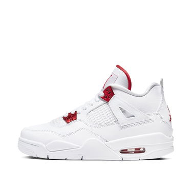 Кецове и обувки Jordan Air Jordan 4 Retro GS "Red Metallic" Бяло | 408452-112, 1