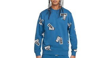 Пуловер Nike Sportswear Sport Essentials+ Sweatshirt Синьо | dm6883-407, 1