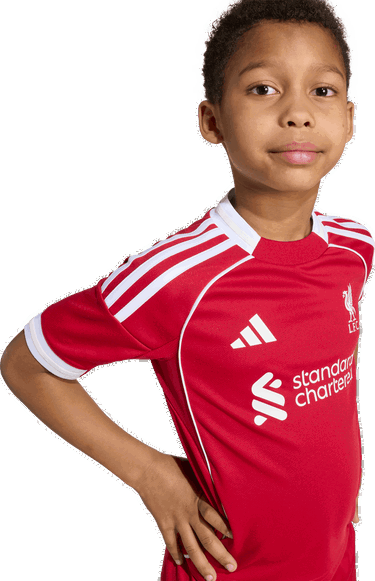 Комплект adidas Performance Liverpool FC 25/26 Kids' Home Kit Червено | JV6442, 2