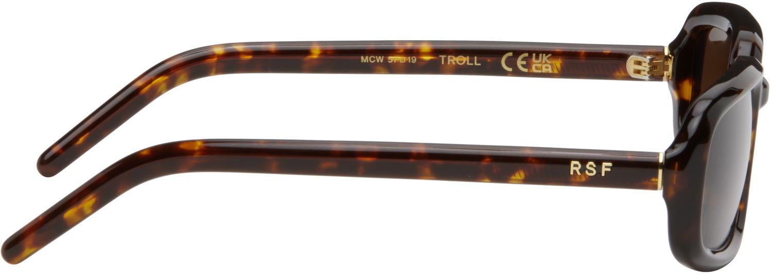 Слънчеви очила RETROSUPERFUTURE Troll Rectangular Sunglasses Кафяво | MCW, 1
