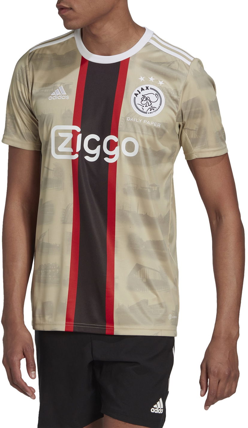 Фланелка adidas Originals Ajax Amsterdam 2022/23 Soccer Jersey Бежово | hg1393
