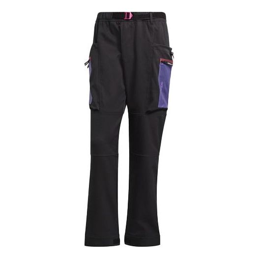 Карго панталони adidas Originals G Outd Cargo Loose Fit Sweatpants Черно | H09349