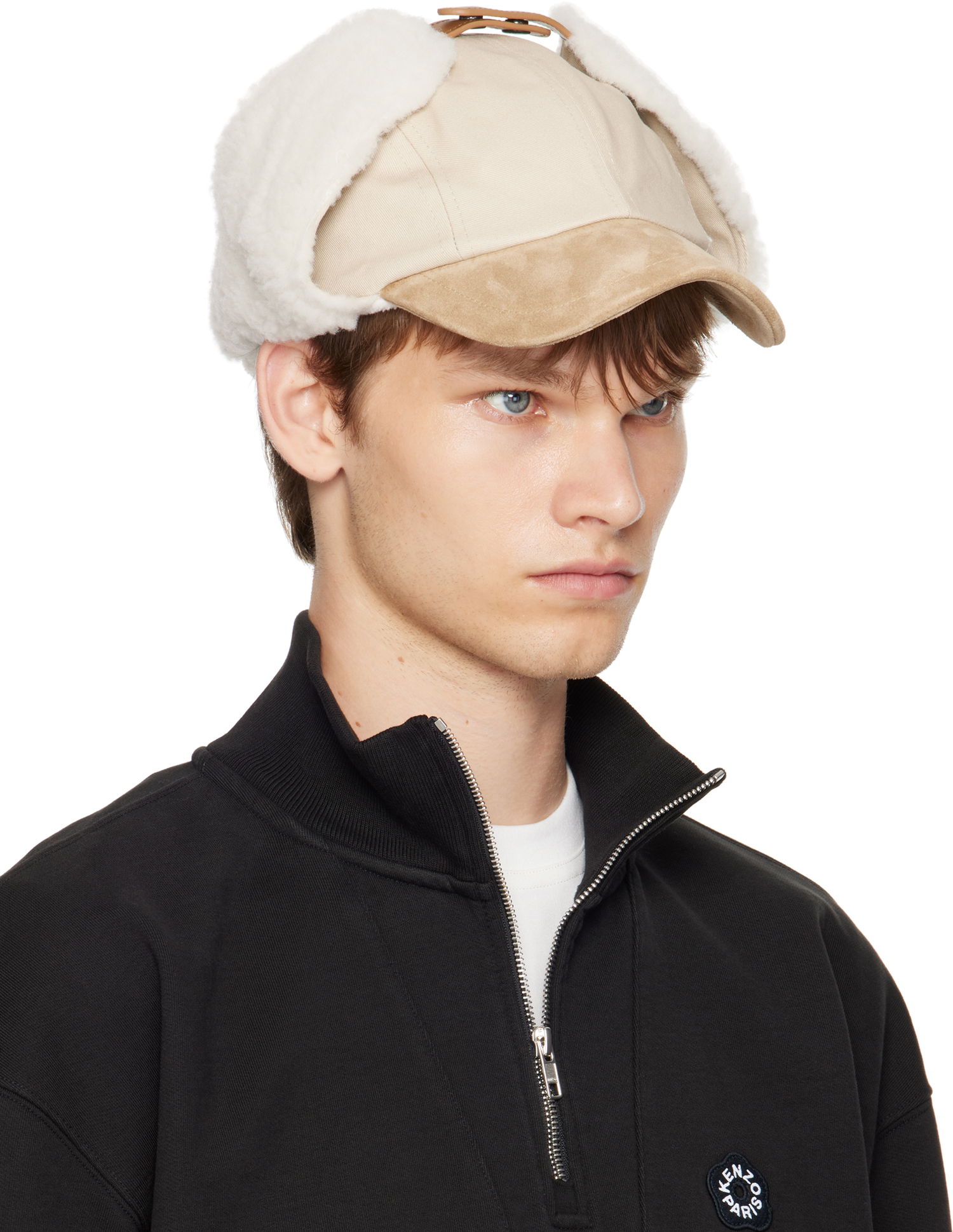 Шапка с козирка KENZO Kenzo Paris Hunting Cap Бежово | FF68AC821B08, 1