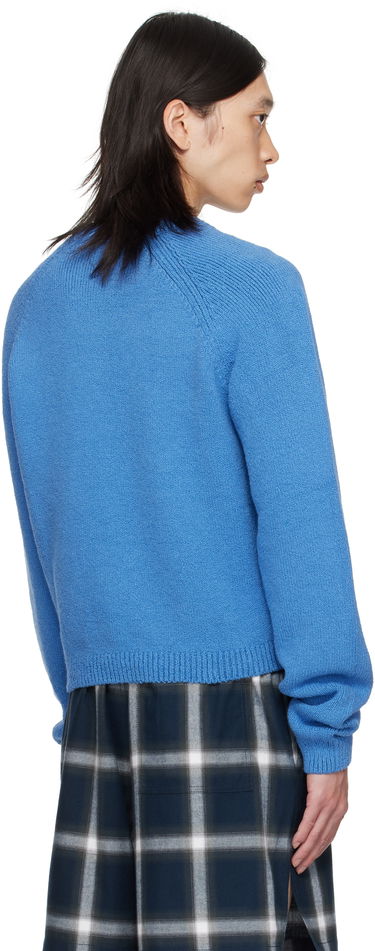 Пуловер Acne Studios Blue Crewneck Sweater Синьо | B60382-, 2