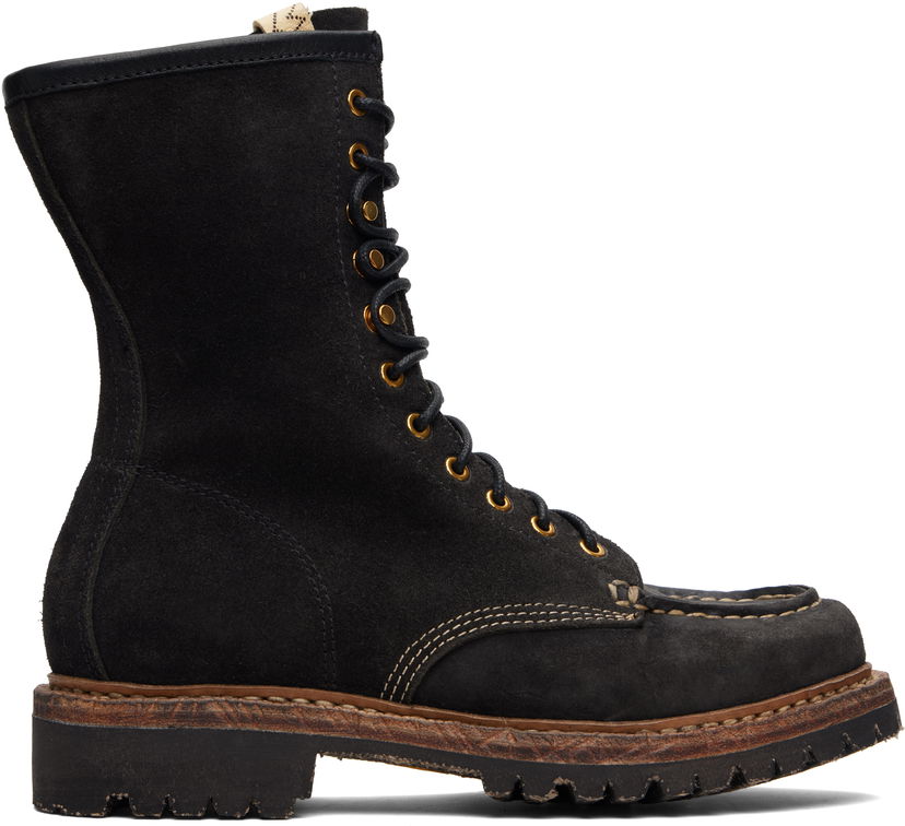 Кецове и обувки visvim Scout Moc Folk Boots Черно | 0125202002011