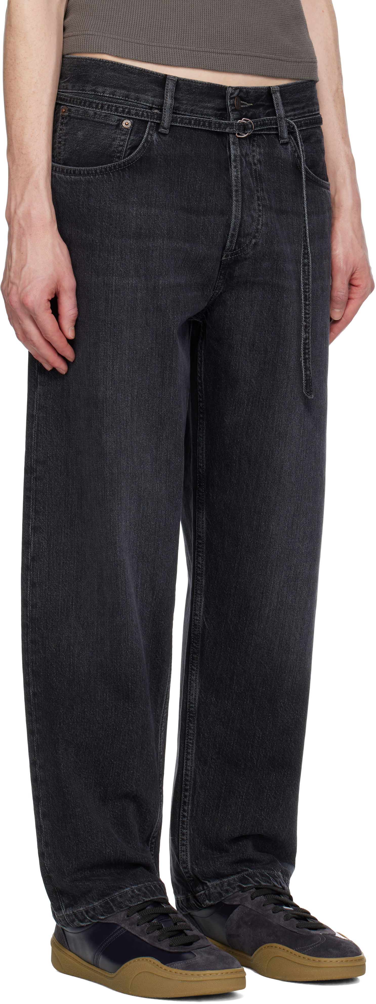 Панталони Acne Studios 1991 Toj Jeans Черно | C00067-, 1