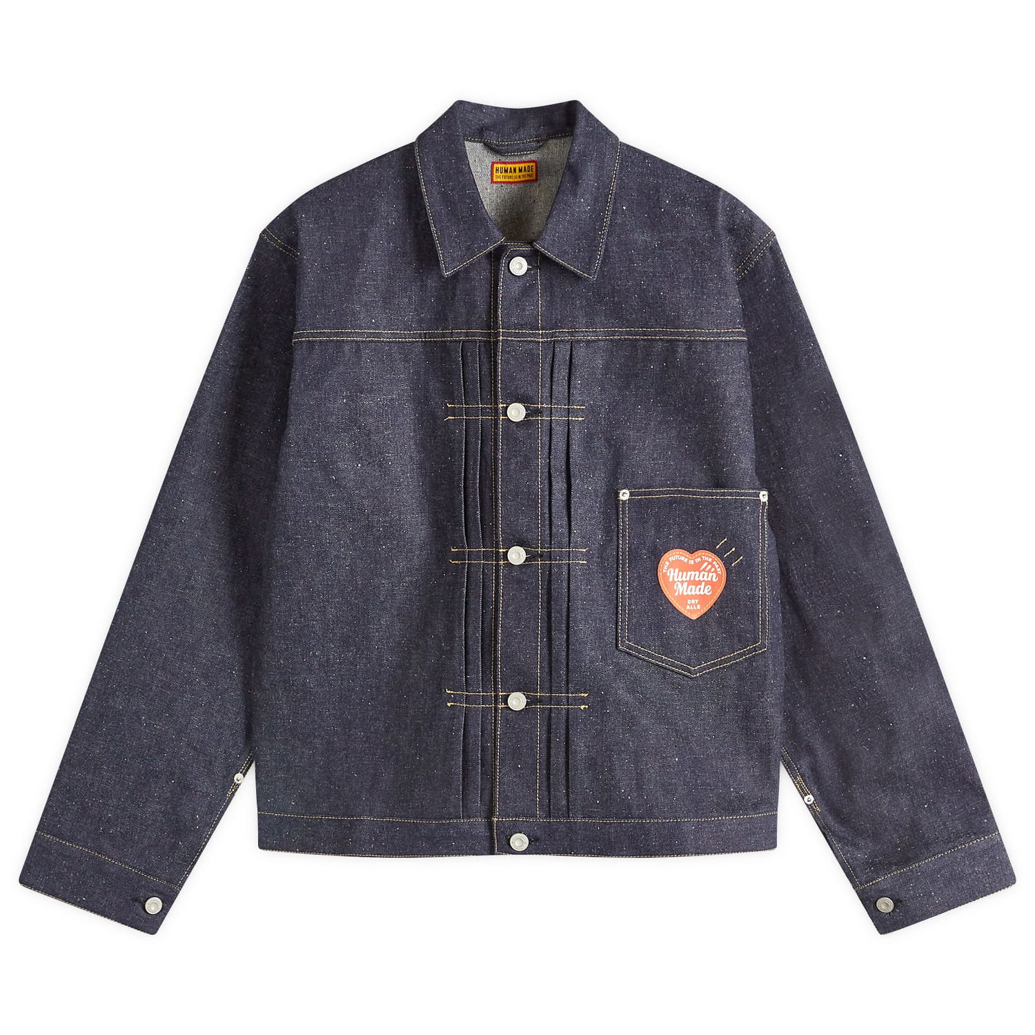 Яке Human Made Human Made Past Work Denim Jacket, Size Large Синьо | HM29JK002-IND, 1