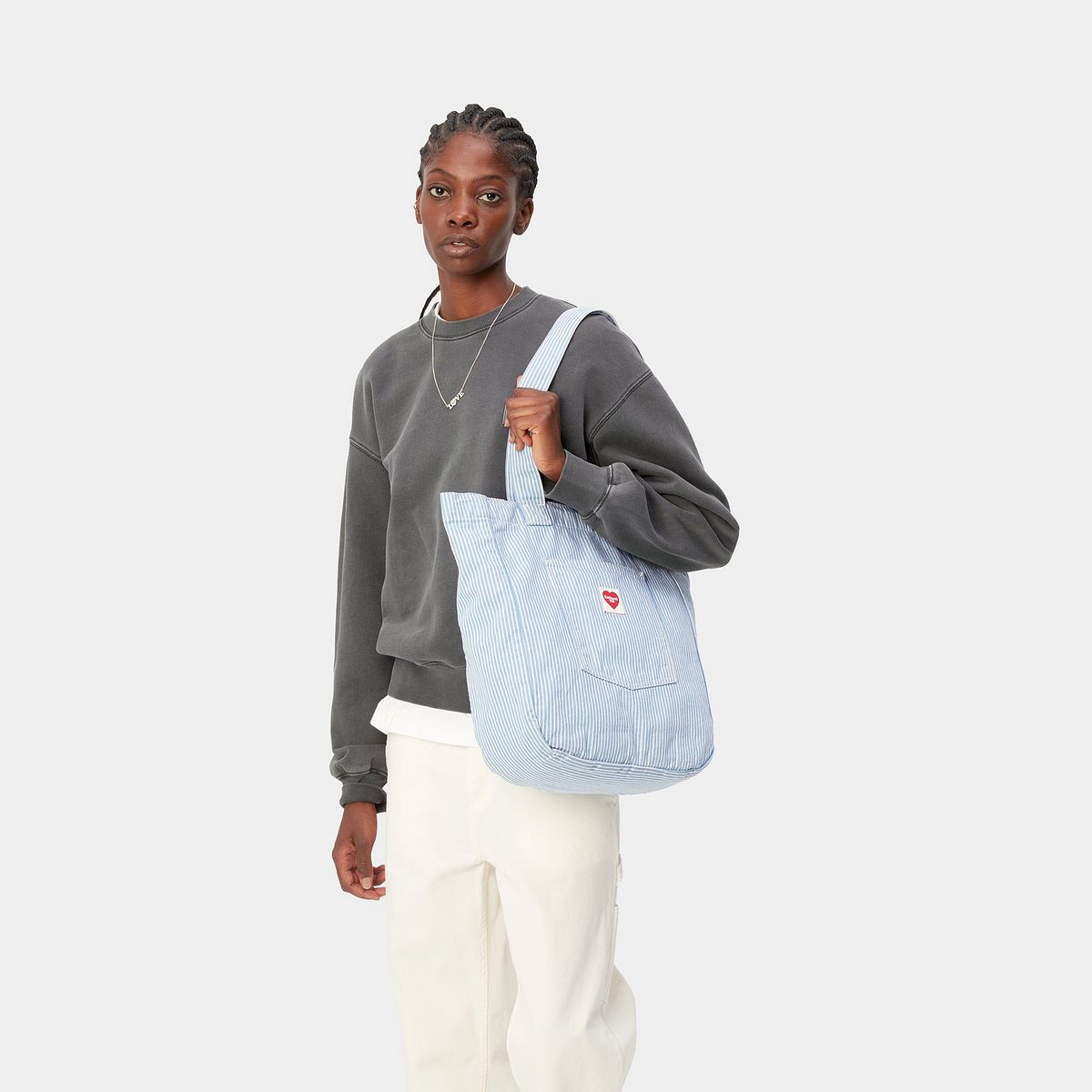 Голяма пазарска чанта Carhartt WIP Terrell Tote Bag Синьо | I032115_1ON_02, 0