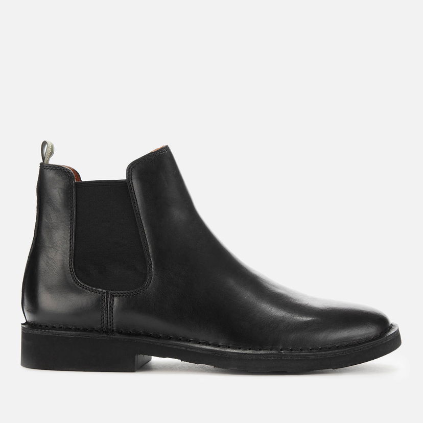 Кецове и обувки Polo by Ralph Lauren Talan Smooth Leather Chelsea Boots Черно | 803754411002