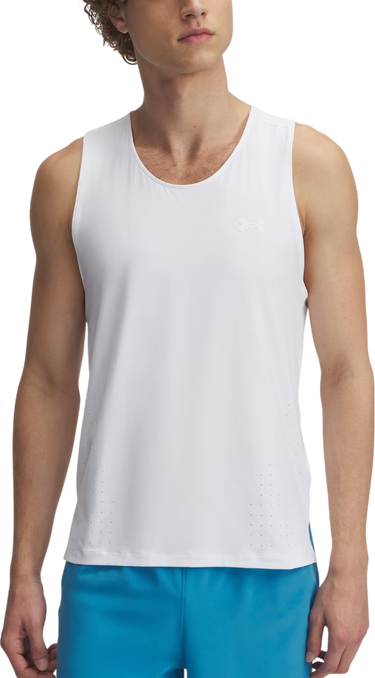 Потник Under Armour UA Launch Elite Singlet Бяло | 1389800-100, 0