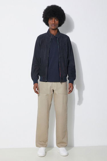 Яке бомбър Baracuta Baracuta G9 Suede Jacket Тъмно синьо | BRCPS0939, 1