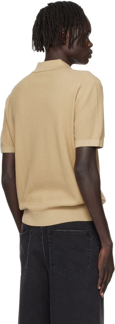 Поло тениска Lacoste Lacoste Open Collar Polo Бежово | AH5186_02S, 2