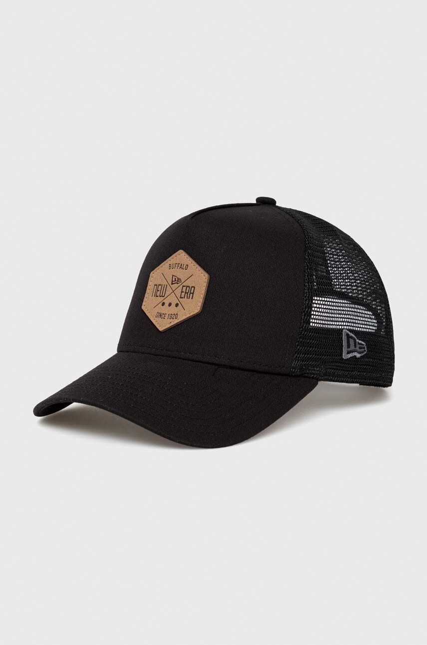 Шапка с козирка New Era Heritage Patch 940 Черно | 12523902.BLK, 0