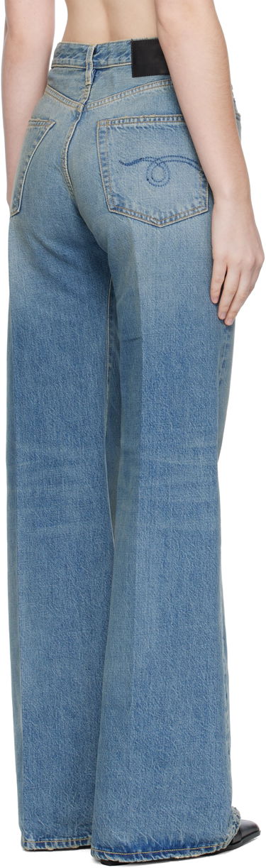 Дънки R13 R13 Flare Jeans Синьо | R13WD188-D343A, 2