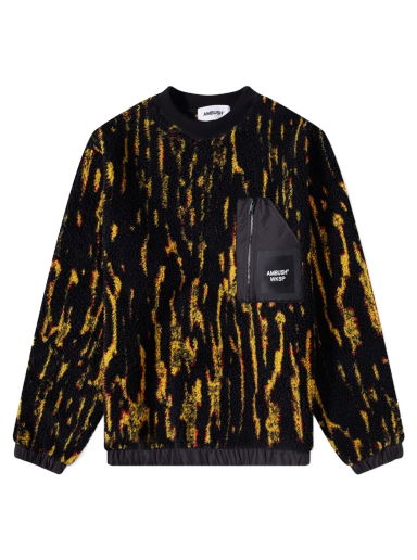 Printed Fleece Crewneck