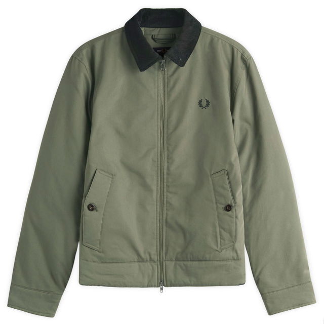 Fred Perry Cotton Caban Jacket, Size Large