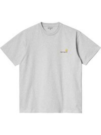 Тениска Carhartt WIP American Script Сиво | I029956.482XX