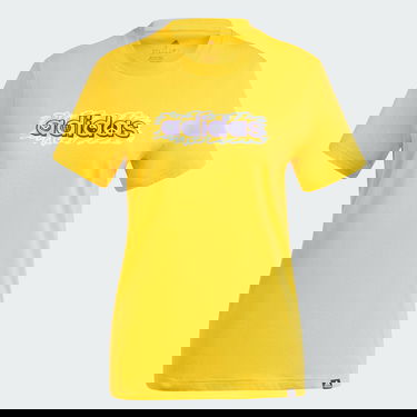 Тениска adidas Performance Doodle Graphic T-Shirt Жълто | IJ7328, 2