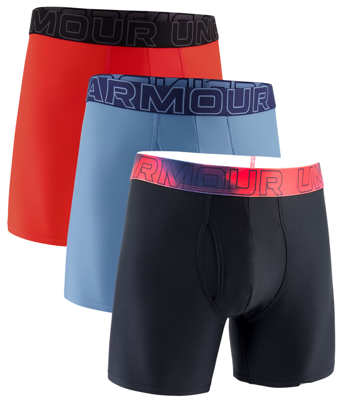 Боксерки Under Armour Under Armour UA Perf Tech Nov 6in Boxerjock 3-Pack Синьо | 1383879-714, 0