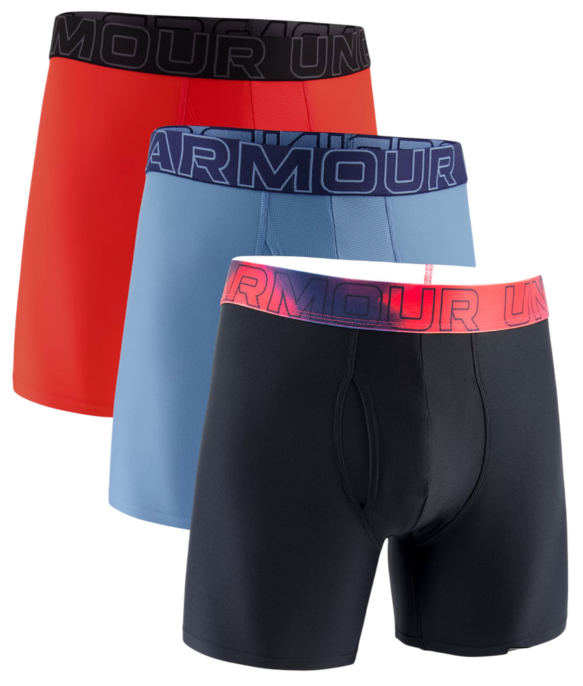 Боксерки Under Armour Under Armour UA Perf Tech Nov 6in Boxerjock 3-Pack Черно | 1383879-714