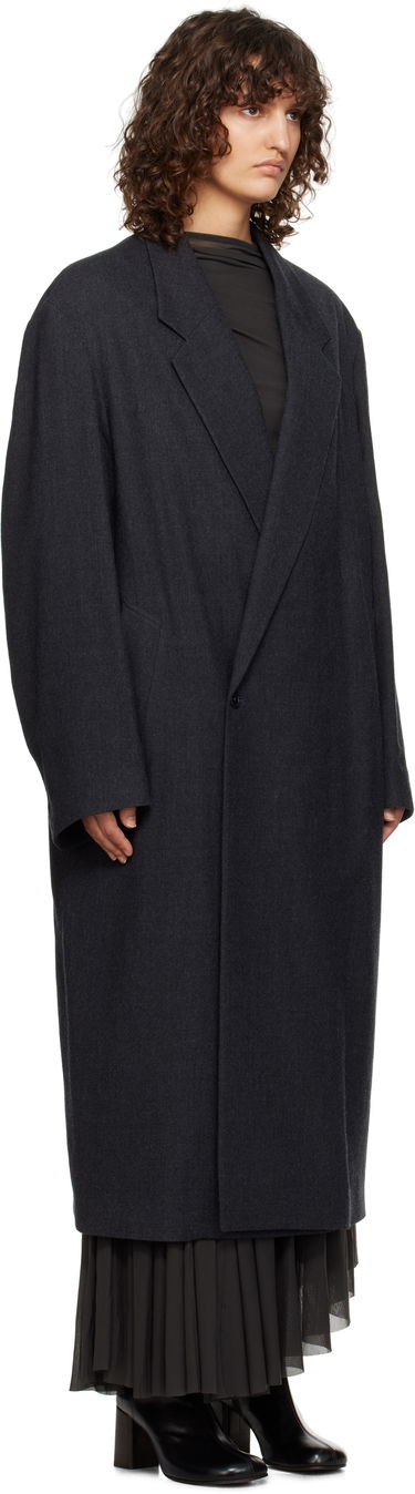 Палта LEMAIRE Lemaire Maxi Double Breasted Coat Сиво | CO1074 LF1302, 4