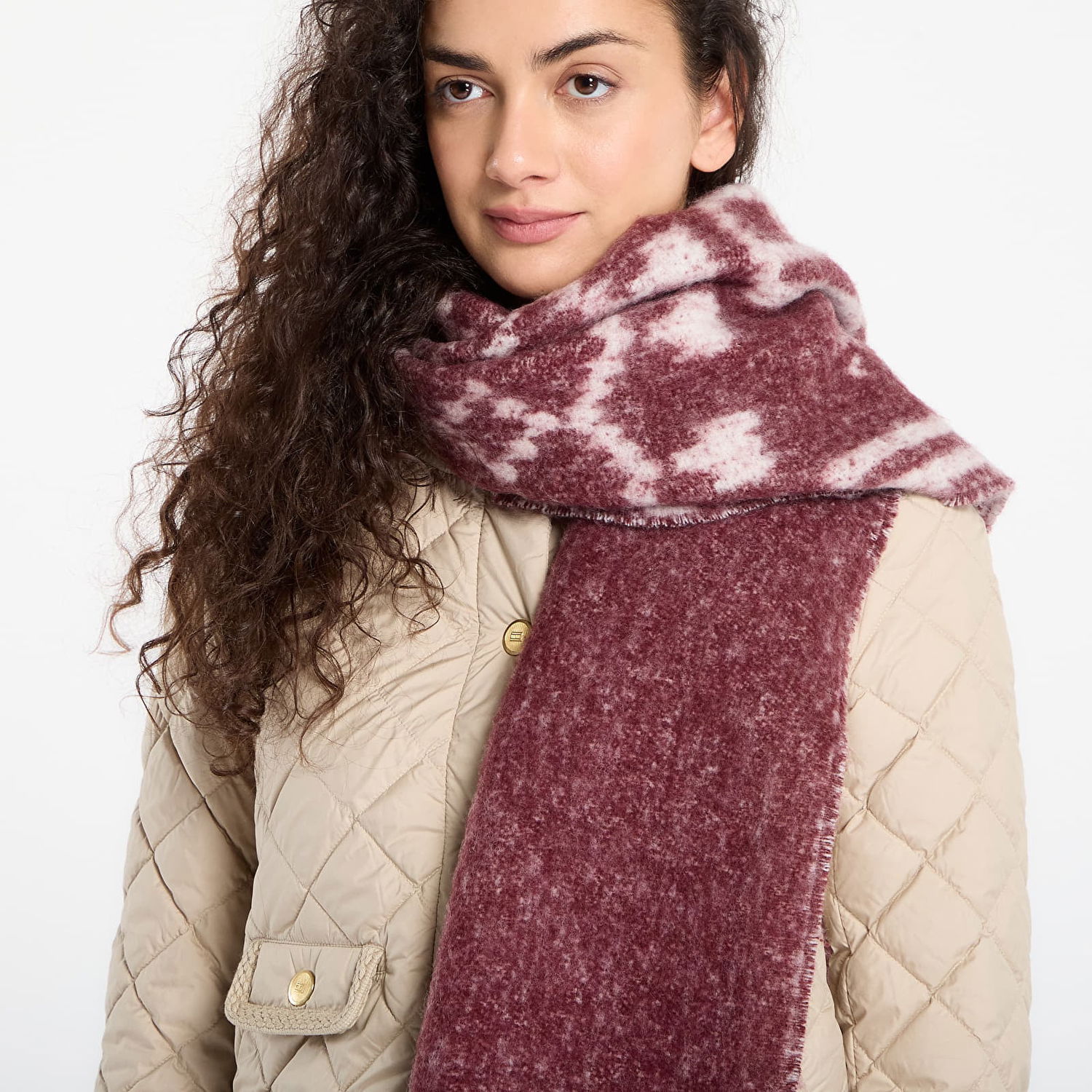 Шал Tommy Hilfiger Fuzzy Textured Fair Isle Scarf Universal Многоцветен | AW0AW17968 AEF, 0