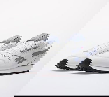 Кецове и обувки Reebok Classic Leather MU Бяло | EF3386, 4