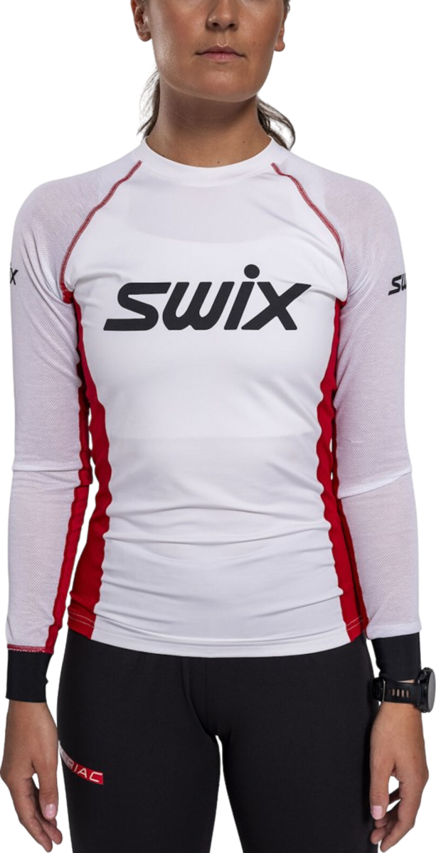Тениска SWIX Swix Triac Dry Breathe Long Sleeve T-Shirt Бяло | 10090-23-00036