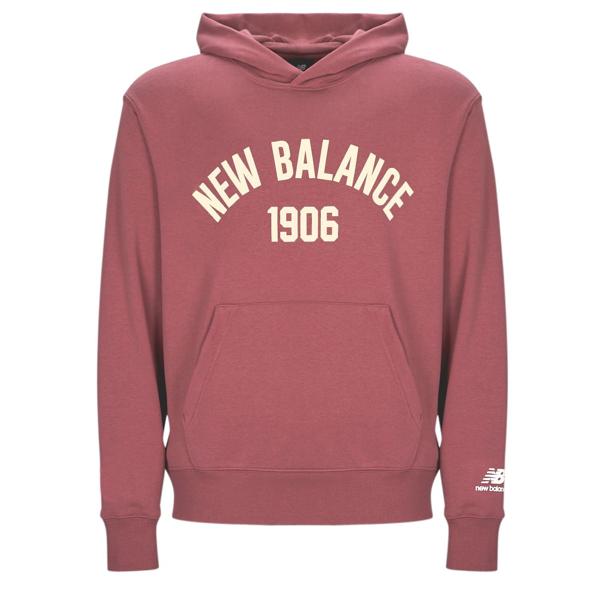 Суитчър New Balance Hoodie Бургунди | MT33553-WAD, 0