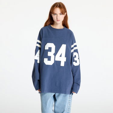 Тениска Ambush Football L-S T-Shirt UNISEX Insignia Blue/ Tofu Синьо | BMAB004F24JER0014531, 1