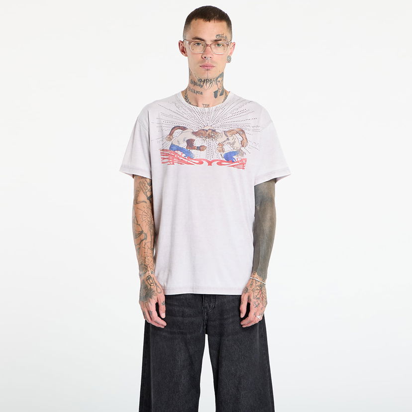 Тениска Diesel Diesel T-Norm-T15 Graphic T-Shirt Бяло | A19660_0PLBQ 9BZ