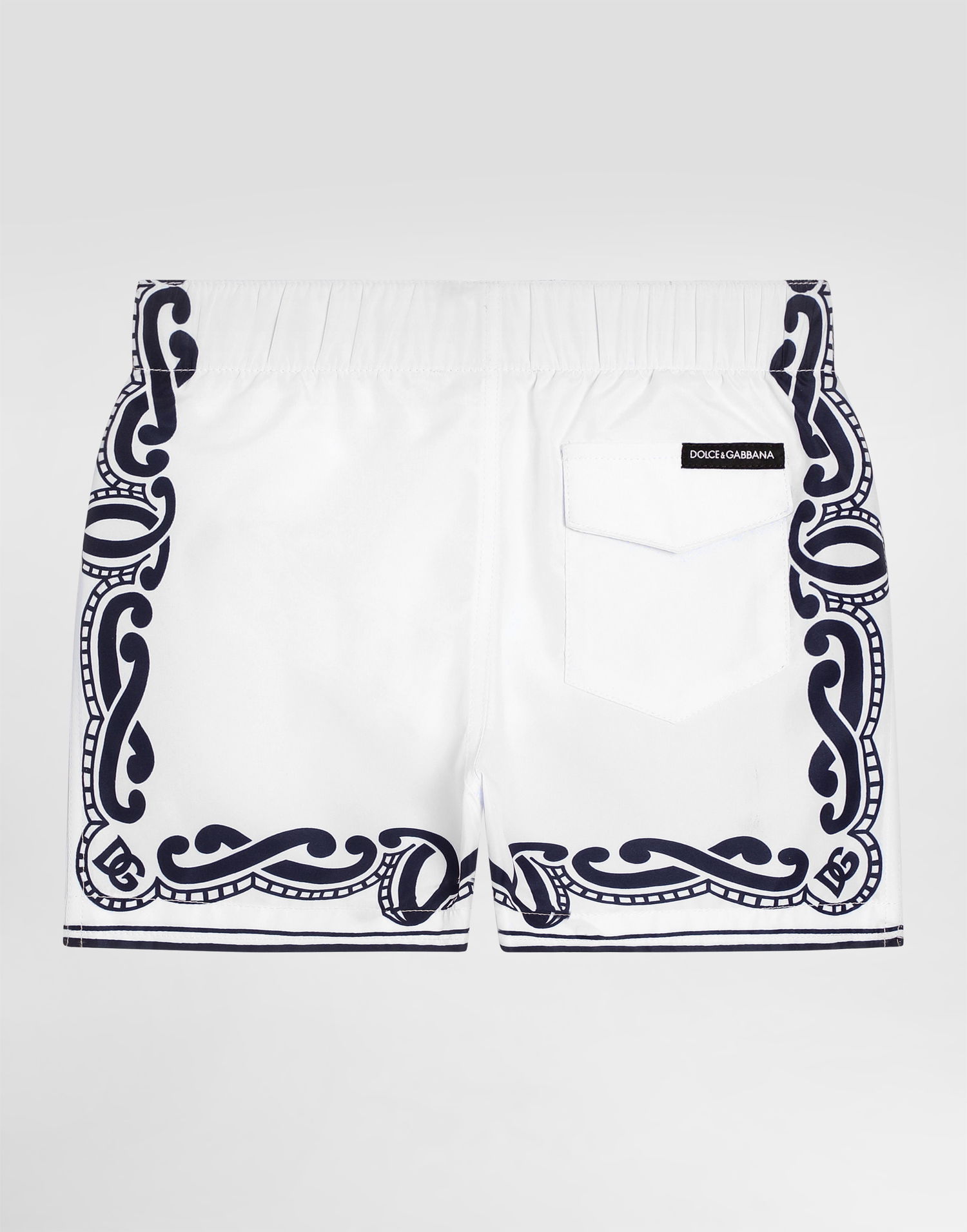 Бански Dolce & Gabbana Dolce & Gabbana Bandanna Print Swim Trunks Бяло | L1J818ON04NHA9RB, 1