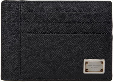Портфейл Dolce & Gabbana Dauphine-Print Card Holder Черно | BP3325AG219, 0