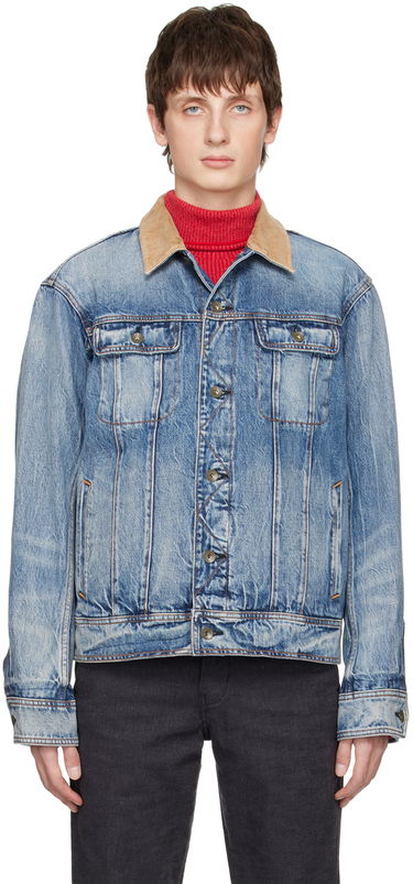 Яке rag & bone rag & bone Eli Trucker Denim Jacket Синьо | MED22H1424B4DA, 0