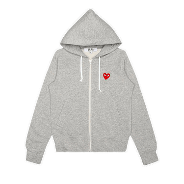 Суитчър Comme des Garçons PLAY Zip Up Hoodie Сиво | AZ T167 051 1, 0
