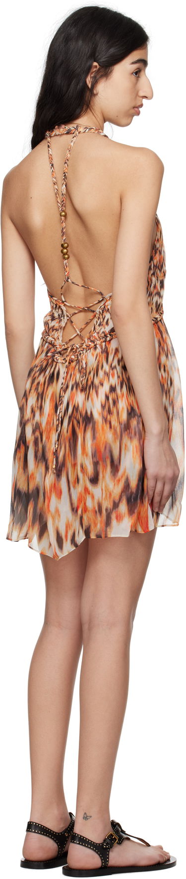 Pокля ISABEL MARANT Isabel Marant Rozilda Halter Neck Mini Dress Оранжево
 | RO0769FA-C2J05I, 2