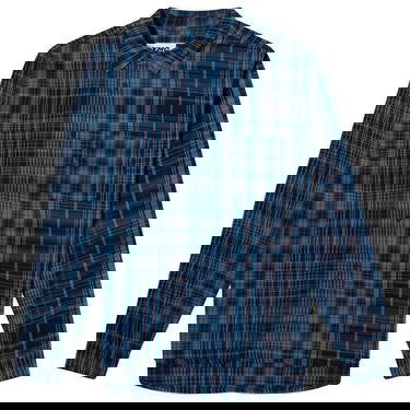 Риза YMC Curtis Indigo Check Shirt Синьо | P2WMG-40, 1