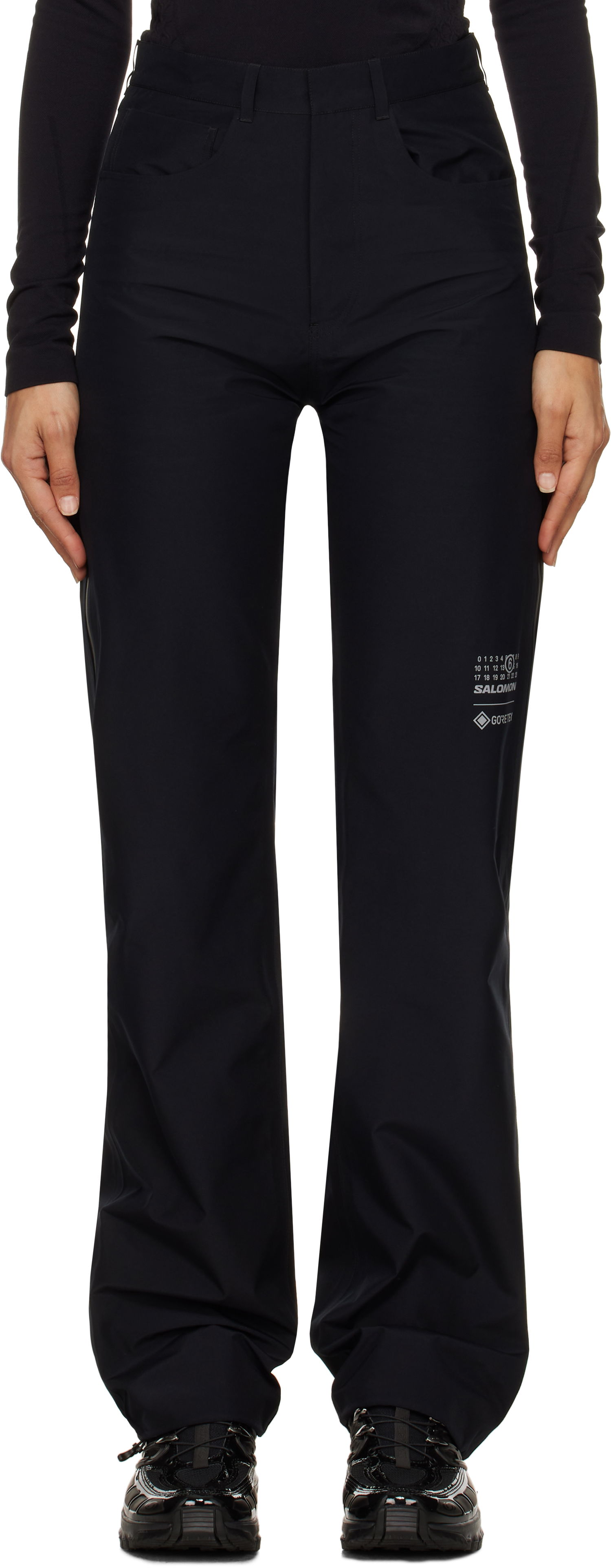 Панталони Maison Margiela Taffeta Trousers Черно | S52LA0244 M35200, 0