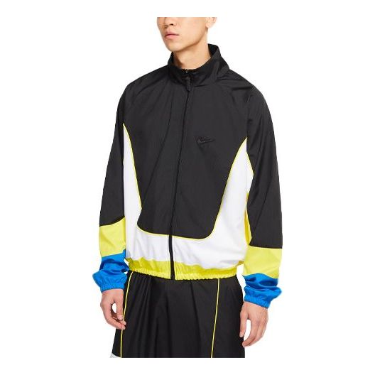 Ветровка Nike Throwback Colorblock Woven Basketball Jacket Черно | CV1932-013