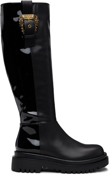 Кецове и обувки Versace Versace Jeans Couture Tall Boots Черно | E79VA3S65_E71570, 0