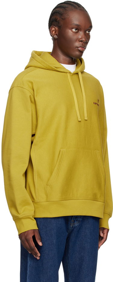 Суитчър Carhartt WIP Work In Progress American Script Hoodie Жълто | I028279, 1