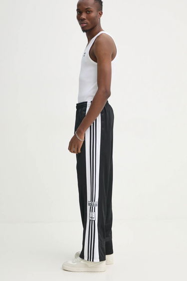 Спортни панталони adidas Originals Black Training Pants with Stripes Черно | JD4267, 0