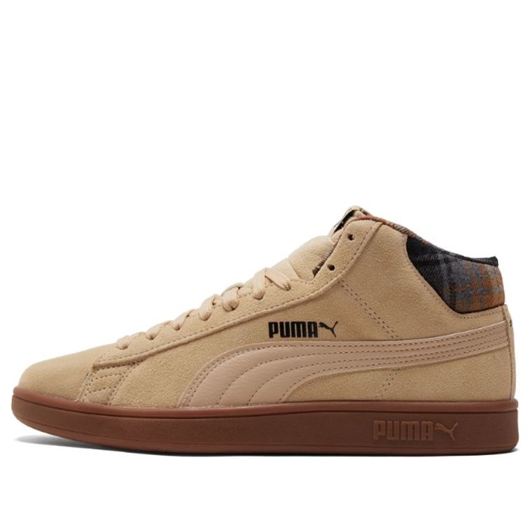 Кецове и обувки Puma Smash v2 Mid WTR Plaid Бежово | 385174-02
