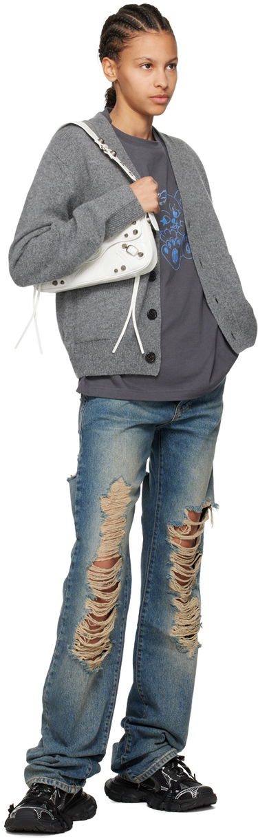 Пуловер We11done We11done Patch Pocket Cardigan Сиво | WD-KC3-23-621-U-CH, 3